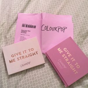 Give it to me straight Colourpop palette